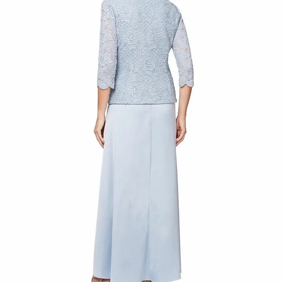 Brand New Alex Evenings Two Piece Evening Dress with Jacket - Picture 3 of 8
